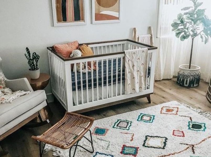 Inspiratie: vloerkleden in de babykamer