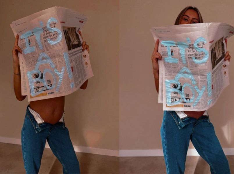 Urk-ster Jacomien Zoer in verwachting van een zoontje: “Een jongetje in een vrouwenhuis”