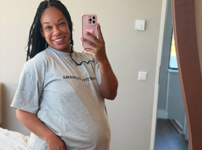 Presentatrice Veronica van Hoogdalem over haar strijd met de zwangerschapskilo’s