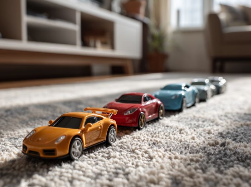 Waarom zet je kind zo graag zijn speelgoed op een rijtje?