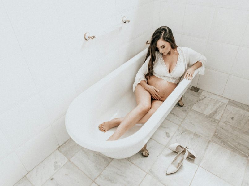 Mag je in bad als je zwanger bent?