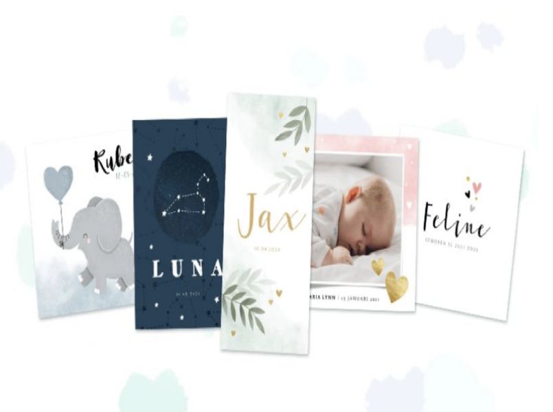 De 10 meest populaire geboortekaartjes voor meisjes