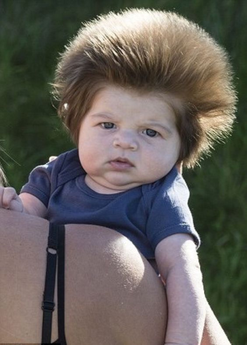 Wonderbaarlijk Wow: babies with amazing hairstyles! ZU-89